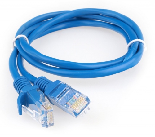 Патч-корд CCA light UTP Гарнизон кат.5e, 1м, литой, многожильный (синий) | код PC-UTP-5e-1-B | Гарнизон