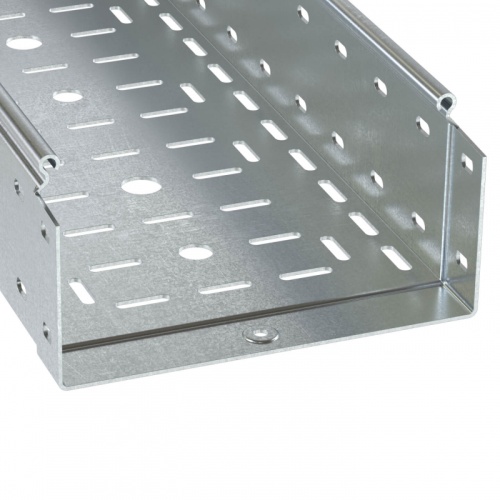 Лоток перфорированный 600х100 L 3000 толщ 1,5 мм | код 3534715 | DKC