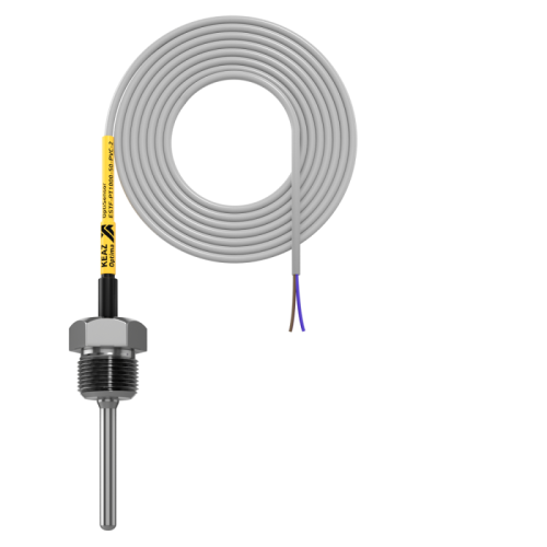 Датчик температуры погружной OptiSensor ESTF-PT1000-50-PVC-2 | код 285967 | КЭАЗ