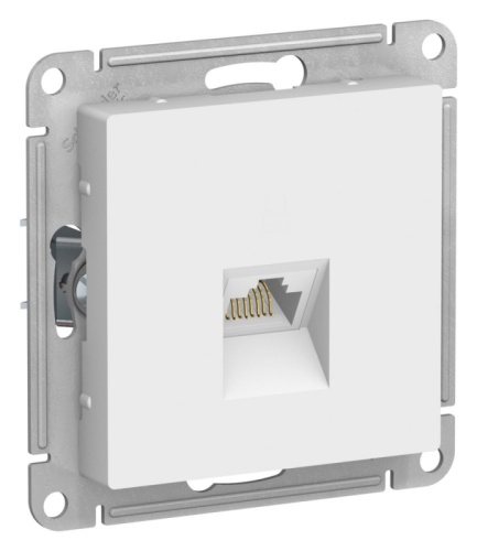 ATLASDESIGN РОЗЕТКА компьютерная RJ45, кат. 6A, механизм, ЛОТОС | код ATN001386 | Systeme Electric