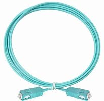 Патч-корд оптический LANMASTER, симплексный, SC/PC-SC/PC, OM3, LSZH, 5.0 м | код LAN-SC-SC/OM3-5.0 | LANMASTER