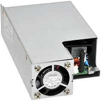 Источник питания AC-DC, med, 400.5Вт (250.5 Вт без обдува), ККМ, вход 80…264В AC 47…63Гц, 117…370B DC, выход 15В/26.7А (вент.), рег. вых. 14.3…15.8, изоляция 4000В AC, на плате 151х86.6х43мм, -30…+70С, вентилятор спереди | код RPS-400-15-SF (0) Брен