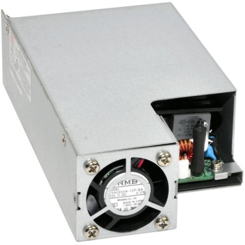 Источник питания AC-DC, med, 400.5Вт (250.5 Вт без обдува), ККМ, вход 80…264В AC 47…63Гц, 117…370B DC, выход 15В/26.7А (вент.), рег. вых. 14.3…15.8, изоляция 4000В AC, на плате 151х86.6х43мм, -30…+70С, вентилятор спереди | код RPS-400-15-SF (0) Брен