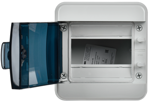 Корпус пластиковый КМПн-6 IP65 черн. прозр. дверь TEKFOR | код TF5-KP72-N-06-65-K03-K02 | IEK фото 2