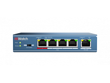 Коммутатор POE Неуправляемый, 4 RJ45 1000M PoE | код 301801375 | Hikvision
