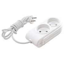 Удлинитель 2х10м без заземл. 10А IP20 защ. шторки Makel N2010081