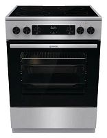 Плита Электрическая Gorenje GECS6C70XC нержавеющая сталь стеклокерамика (без крышки) | код 1874831 | GORENJE