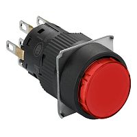 КНОПКА КРАСНАЯ, 16ММ, ПРУЖ. ВОЗВР. | код XB6EAA42P | SCHNEIDER ELECTRIC