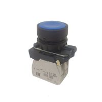 Кнопка КМЕ4520м-синий-2но+0нз-цилиндр-IP54-КЭАЗ | код 354383 | КЭАЗ