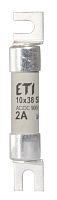Предохранитель CH SU 10x38 gR-PV 2A 900V (30kA) | код 002625310 | ETI