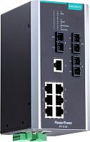 Коммутатор PT-510-3S-SC-24 IEC 61850-3 managed DIN-Rail switch, 7 x 10/100BaseT(X), 3 x 100BaseFX SM, SC connectors, 1 power su | код 00-06074486 | MOXA