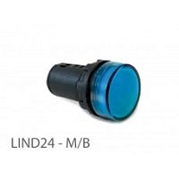 800 712, LIND24 - M/B, Лампы сигнальные светодиодные - 24 В AC/DC (Синий) | код 0.0.0.8.00712 | KLEMSAN