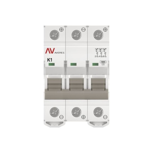 Выключатель автоматический AV-10 DC 3P 1A (K) 10kA EKF AVERES | код mcb10-DC-3-01K-av | EKF фото 4 Выключатель автоматический AV-10 DC 3P 1A (K) 10kA EKF AVERES | код mcb10-DC-3-01K-av | EKF фото 4