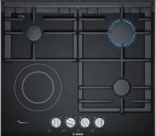Газовая варочная поверхность Bosch PRY6A6B70Q черный | код 1941550 | BOSCH