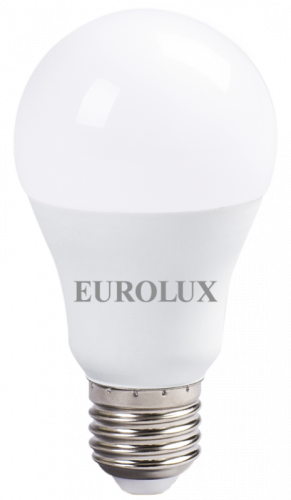 Лампа светодиодная LL-E-A60-15W-230-6K-E27 (груша, 15Вт, холод., Е27) Eurolux, , Шт | код 76/2/74 | EUROLUX