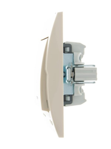 DERIY Выкл. прох. с подсв. ПБТ крем | код 702-0303-114 | Lezard фото 3