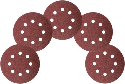 Круги шлифовальные с отверстиями (липучка), алюминий-оксидные, 125 мм, 5 шт Р 36 | код 39661 | FIT фото 5 Круги шлифовальные с отверстиями (липучка), алюминий-оксидные, 125 мм, 5 шт Р 36 | код 39661 | FIT фото 5