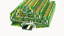 DS2.5-3L-PE-01P-1C-00Z(H), Клемма PUSH-IN, 2.5 мм.кв., 3 ур., PE, шт | код 11040000129 | DEGSON