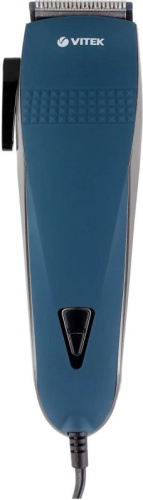 Машинка для стрижки Vitek VT-2573 синий 7Вт (насадок в компл:4шт) | код 2035380 | VITEK