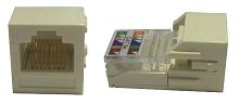 Разъем сетевой RJ 45 сл. кость | код 4109648 | SIMON