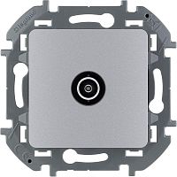 Розетка TV «звезда» 2 дБ 0 2400 мГц INSPIRIA алюминий | код 673852 | Legrand