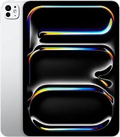 Планшет Apple iPad Pro 2024 A2836 M4 9C RAM8Gb ROM256Gb 11 OLED 2420x1668 iOS серебристый 12Mpix 12Mpix BT WiFi 10hr | код 2024112 | APPLE