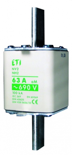 Предохранитель NH-2/aM 400A 690V KOMBI | код 004185424 | ETI