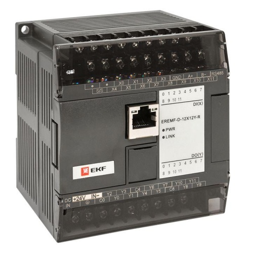 Модуль дискретного ввода/вывода EREMF 12/12 PRO-Logic | код. EREMF-D-12X12Y-R | EKF