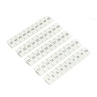 Маркировка для клемм 2.5 UT 1-50 | код scr-ut-mrk-2,5-1-50 | EKF