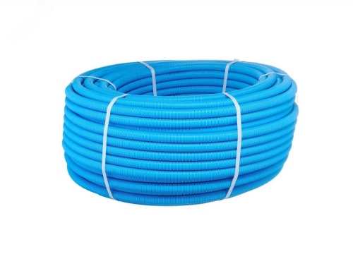 Труба металлополимерная standart 26х3 pexc-al-pe c, в синей гофре, бухта 25 метров | код 25-026MB | Henco Труба металлополимерная standart 26х3 pexc-al-pe c, в синей гофре, бухта 25 метров | код 25-026MB | Henco