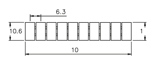 306801/L1,L2,L3,N,PE Маркировка клемм серии TU/UK/SUK сеч. 4мм2, шир. 6.2мм2, L1,L2,L3,N,PE, шт | код 306801/L1,L2,L3,N,PE | SUPU