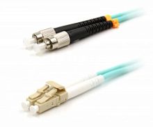 Патч-корд оптический LANMASTER, дуплексный, LC/PC-FC/PC, OM3, LSZH, 3.0 м | код LAN-2LC-2FC/OM3-3.0 | LANMASTER