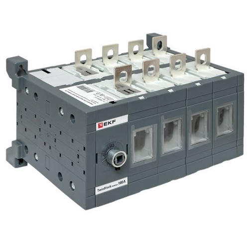 Рубильник 160A 4P реверсивный без рукоятки управления TwinBlock EKF | код tb-s-160-4p-rev | EKF фото 7