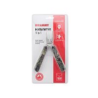 Мультитул 11 функций REXANT 156 мм камуфляжный | код 12-4903-2 | REXANT