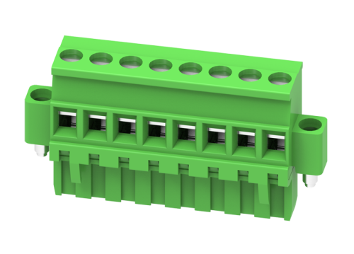 MC-RE5.0V08C-K Разъём гнездовой MC, шаг 5.0мм,8 конт. с винт.,зел., шт | код MC-RE5.0V08C-K | SUPU