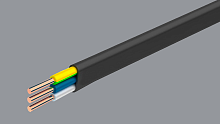 Кабель силовой ВВГ нг(А)LS ltx 3х4.0 0.66кВ | код НТ000006240 | ЭлПром