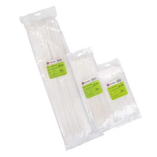 Хомут нейлоновый КСС MULTILOCK 5х250 бел. (уп.100шт) Fortisflex 102306 фото 5