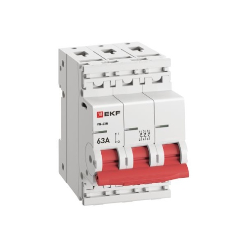 Выключатель нагрузки 3п 63А ВН-63N PROxima | код. S63363 | EKF фото 3