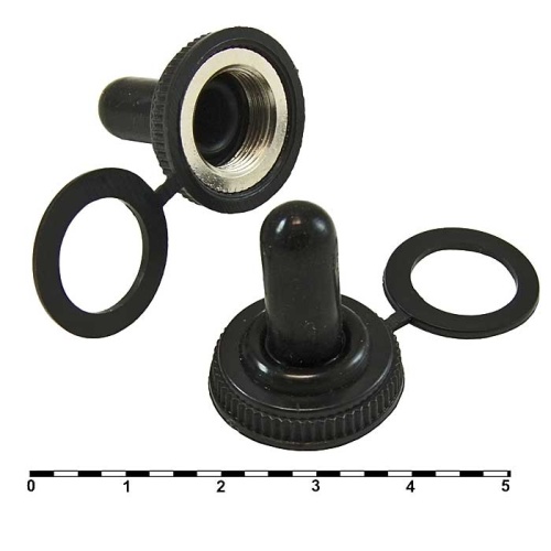 Колпачок влагозащитный для тумблера. RUICHI WPC-02, M12X0.75 | код 67326 | Ruichi