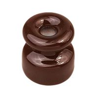 Изолятор ОП керамика корич. (уп.50шт) | код R1-551-02-50 | Bironi