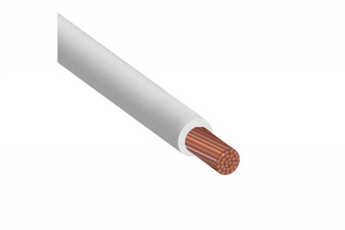 Провод ПуГВнг(А)-LS 1х6,0 ГОСТ (на катушке 300м), белый TDM | код SQ0124-1849 | РЭМЗ ТМ