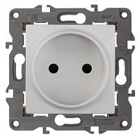 Розетка 2P, 16A-250В, IP20, Эра Elegance, белый | код Б0034284 | ЭРА