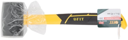 Киянка 45мм 230г фибергласовая ручка резинов. FIT 45511 фото 3