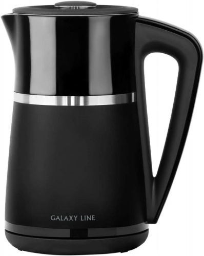 Чайник электрический Galaxy Line GL 0338 1.7л. 2200Вт черный корпус: металл/пластик (ГЛ0338Л) | код 1996653 | GALAXY LINE