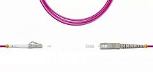 Патч-корд оптический LANMASTER, симплексный, LC/PC-SС/PC, OM4, LSZH, 3.0 м | код LAN-LC-SС/OM4-3.0 | LANMASTER