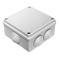 Коробка распаячная наружная 100х100х50 (60шт) | код 40-0300 | Промрукав