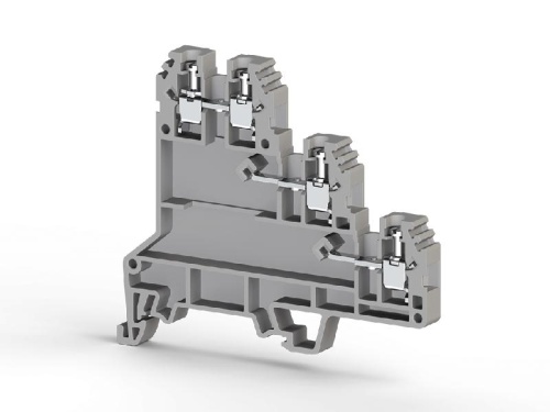 Клеммник 3-х ярусный для датчиков 2.5кв.мм сер. PUK 3S Klemsan 324409