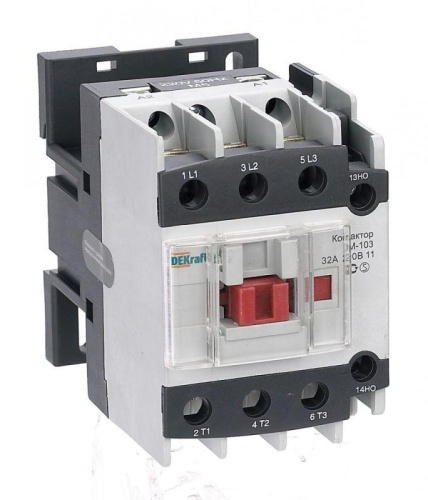 Контактор КМ-103 32А катушка управления 24В AC | код 22120DEK | Schneider Electric