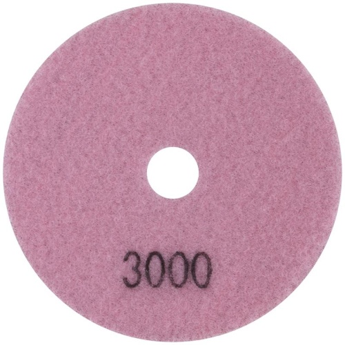Круг алмазный гибкий шлифовальный АГШК (липучка), сухое шлифование, 100 мм, Р3000 | код 39857 | FIT фото 2