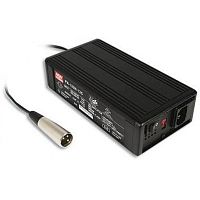 Источник питания AC-DC, 120Вт, вход 88…132V AC/176-264VAC, выход 55.2В/2.2A, изоляция 3000В AC, в кожухе, настольный, корр. коэфф. Мощности, 180х96х49мм, заряд в 2 стадии, -10…+60С | код PB-120P-54C | MeanWell